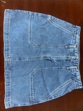 Forever 21 Light Blue Denim Mini Skirt